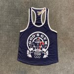 تاپ مردانه قهرمانی سوزنی GOD GYM تکی