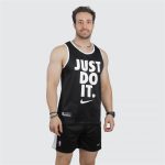 ست مردانه تاپ حلقه ای و شلوارک سوزنی just do it - Image 4